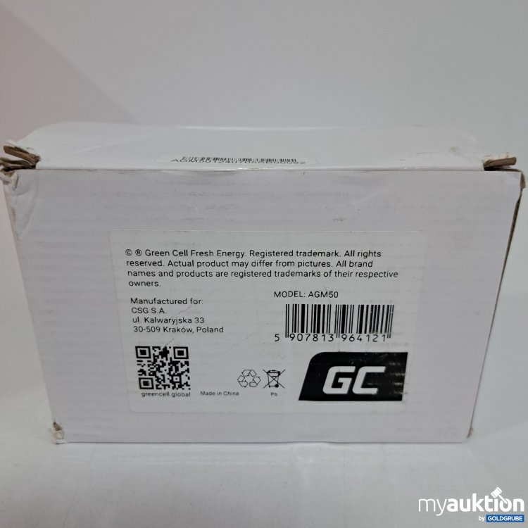 Artikel Nr. 428183 Artikel Nr. 428183: Green Cell 12V Batterie, AGM50