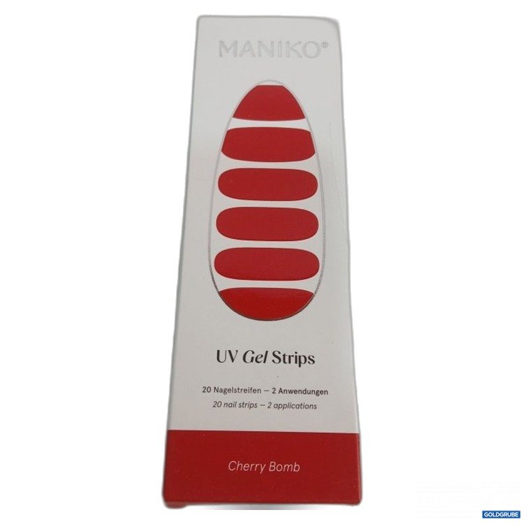 Artikel Nr. 467183 Artikel Nr. 467183: MANIKO UV Gel Strips 20 Nagelstreifen Cherry Bomb