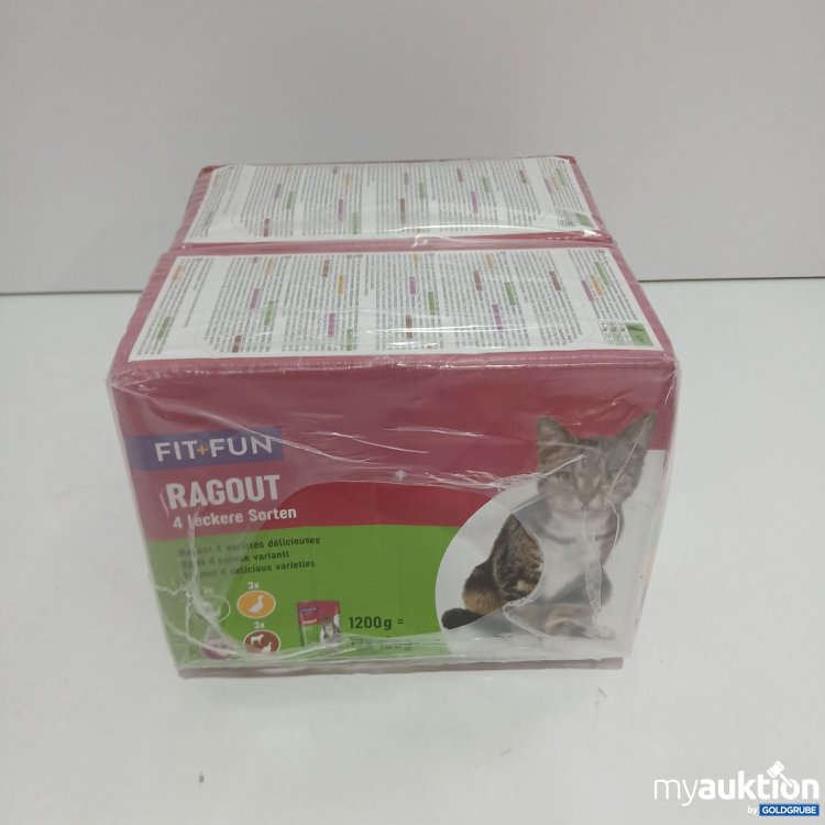 Artikel Nr. 826183 Artikel Nr. 826183: Fit+Fun Ragout Katzenfutter 2x(12x100g)