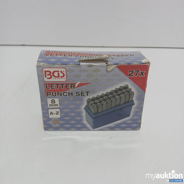 Artikel Nr. 871183: BGS Letter Punch Set 27x 8mm 2034