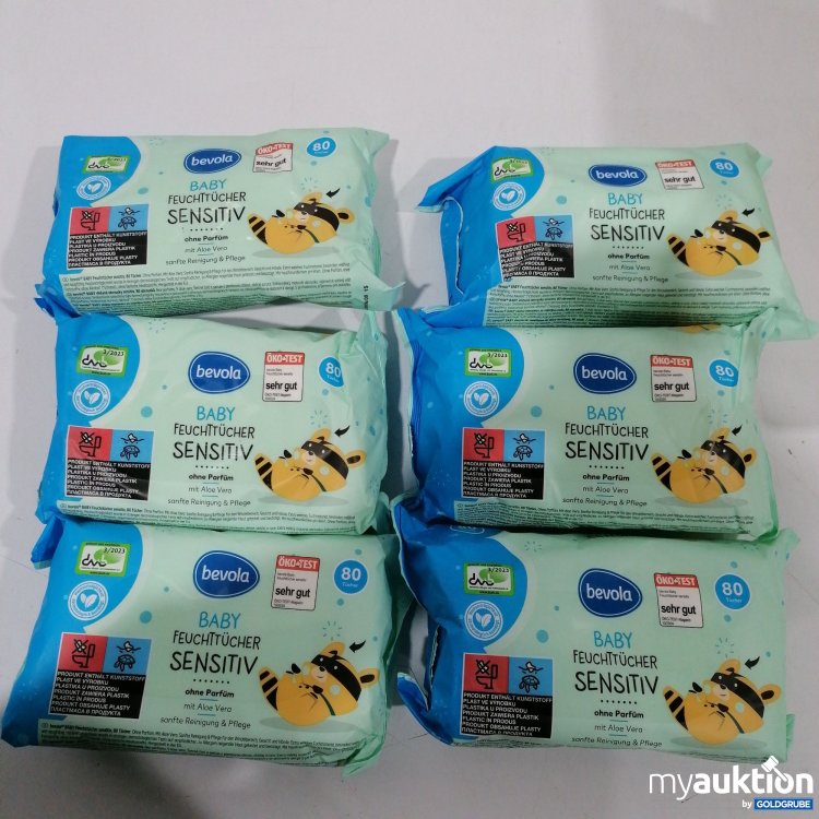 Artikel Nr. 891183: Bevola Baby Feuchttücher Sensitiv 6Pkg