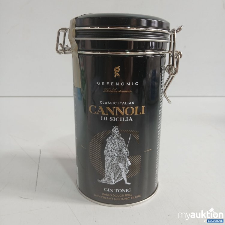 Artikel Nr. 993183 Artikel Nr. 993183: Greenomic Classic Italian Cannoli Di Sicilia Gin Tonic Baked Dough Roll 200g
