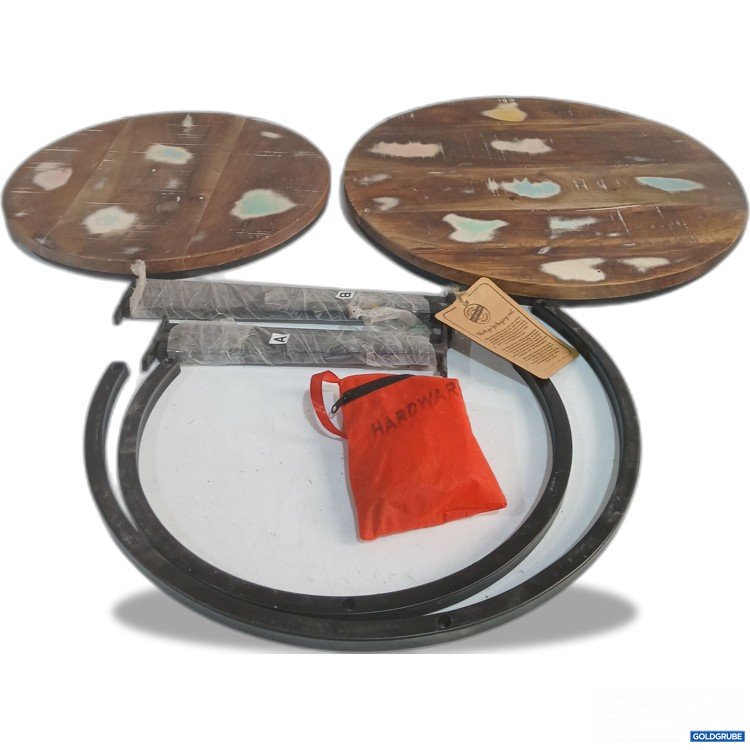 Artikel Nr. 443184: Vida XL 2set table black natural 338000.A 