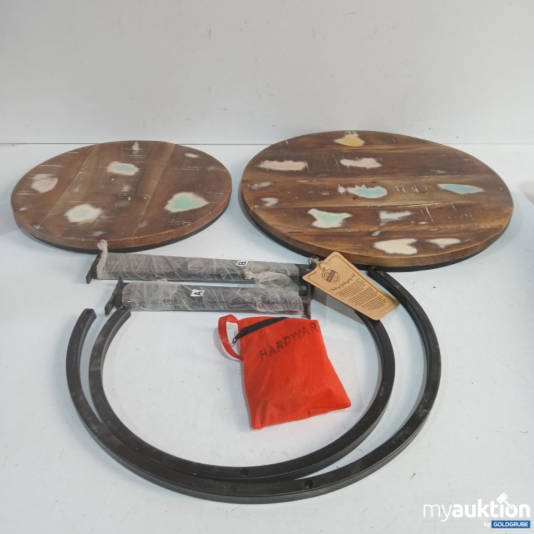 Artikel Nr. 443184: Vida XL 2set table black natural 338000.A 