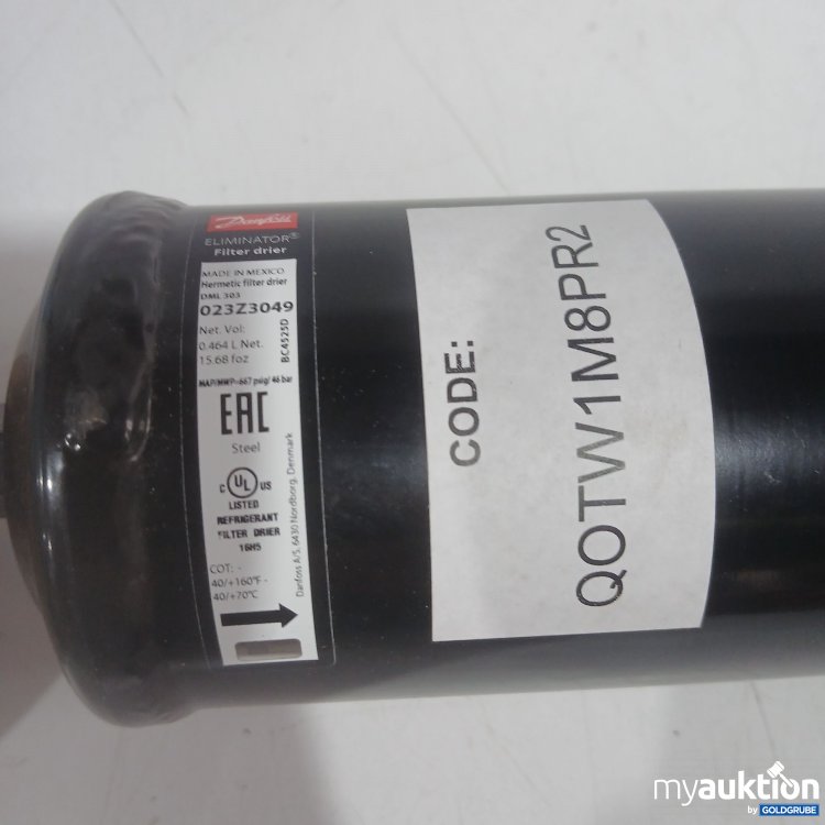Artikel Nr. 446184 Artikel Nr. 446184: Danfoss Eliminator Filter drier QQTW1M8PR2