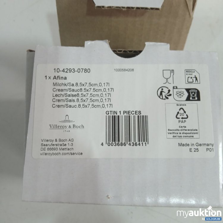 Artikel Nr. 447184 Artikel Nr. 447184: Villeroy & Boch Milchkanne Afina 0,17L