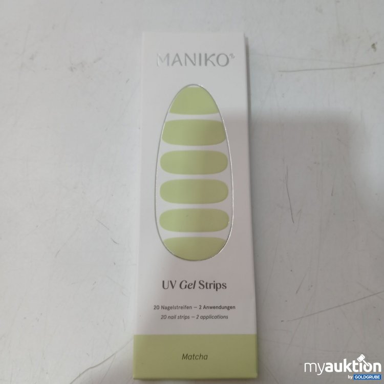 Artikel Nr. 468184 Artikel Nr. 468184: MANIKO UV Gel Strips 20 Nagelstreifen Matcha