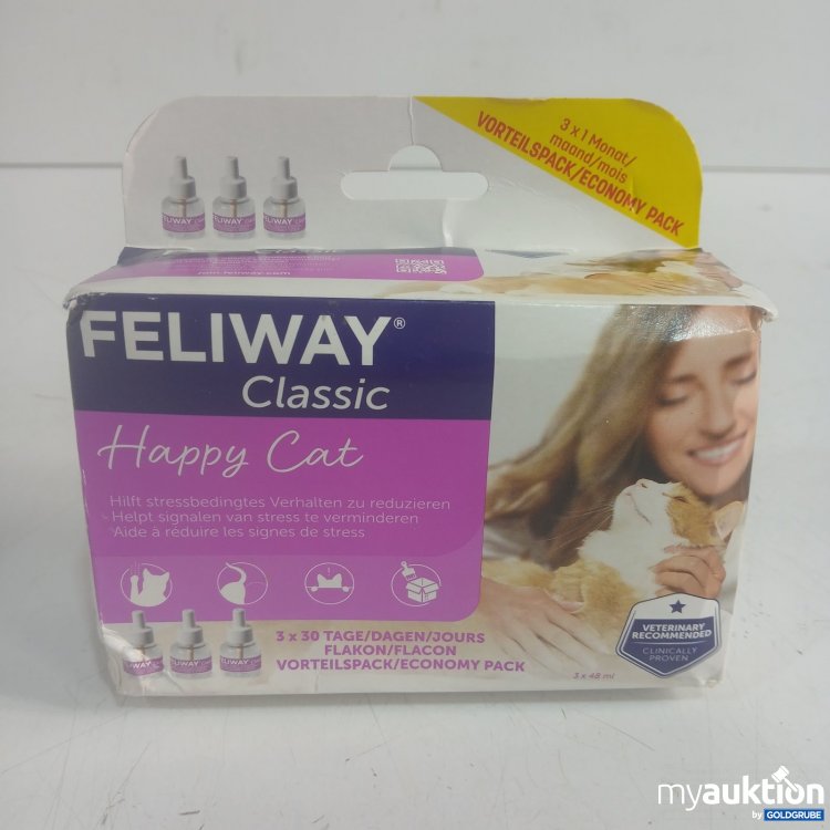 Artikel Nr. 471184: Feliway Classic Happy Cat 3 x 48 ml Vorteilspack