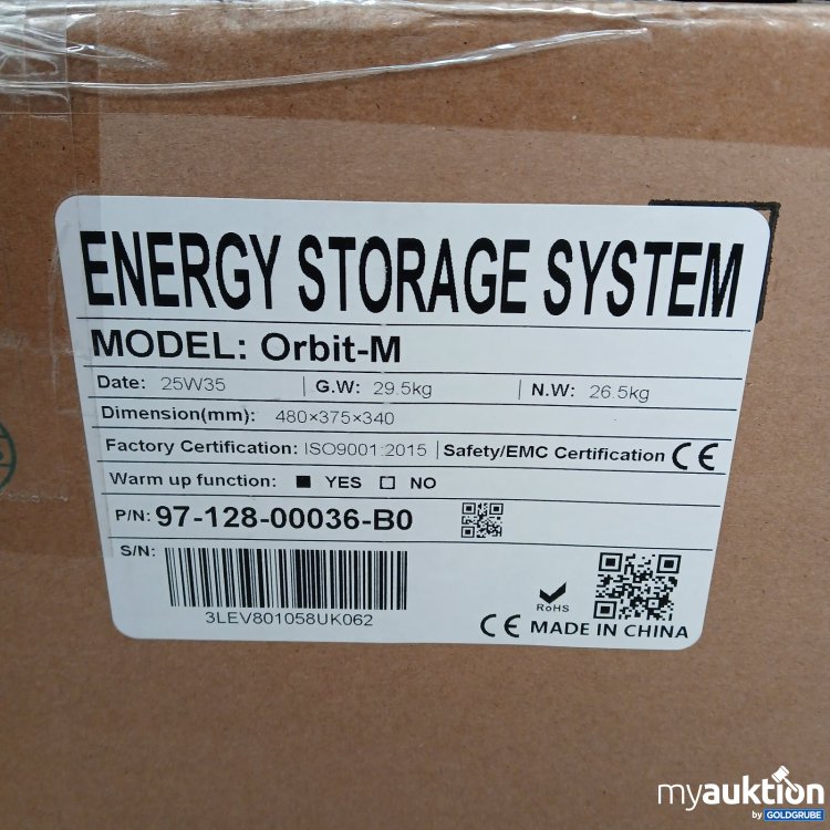 Artikel Nr. 479184: Energy Storage System Model:Orbit-M Batteriespeichersystem Art.Nr 97-128-00036-B0 Original verpackt