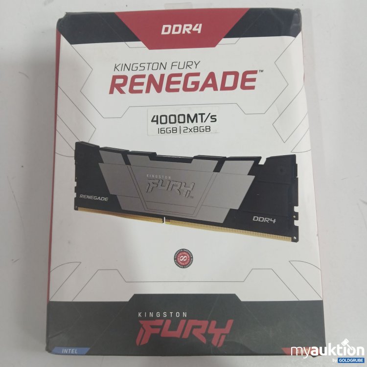 Artikel Nr. 874184 Artikel Nr. 874184: Kingston Fury Renegade 4000MT/s 16GB 2×8GB