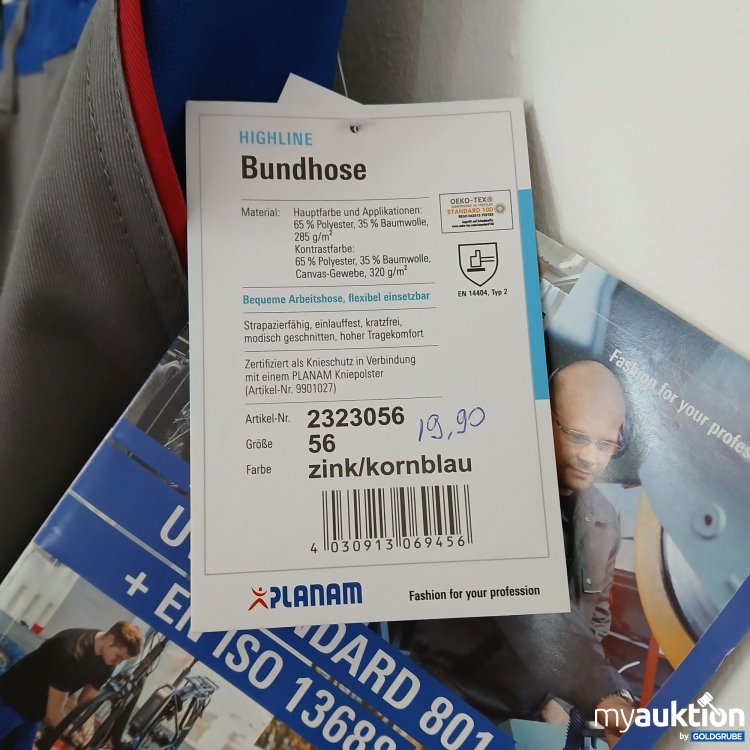 Artikel Nr. 908184: Planam Bundhose