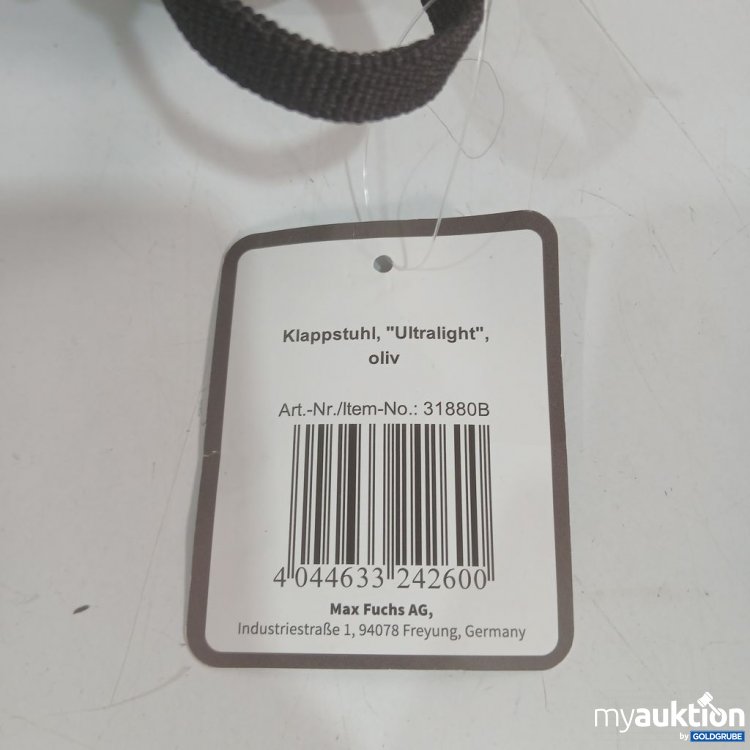 Artikel Nr. 919184: Max Fuchs AG Klappstuhl 