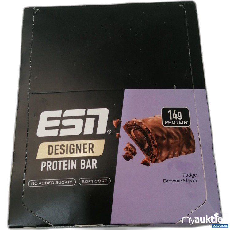 Artikel Nr. 950184: ESN Designer Protein Bar Fudge Brownie Flavour 12x45g