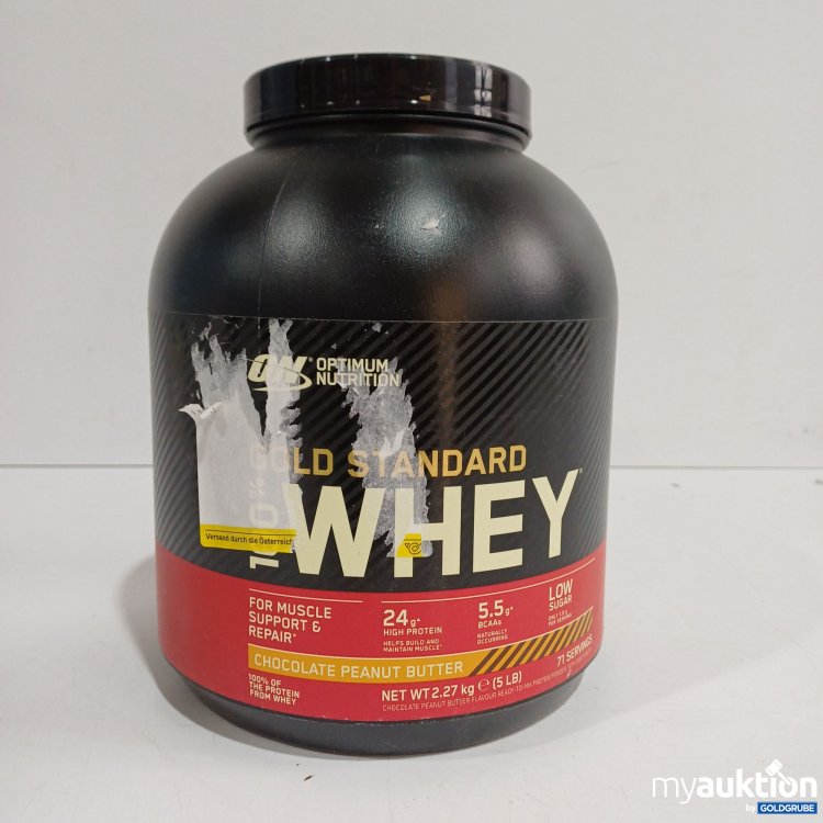 Artikel Nr. 962184: Optimum Nutrition Gold Standard Whey Chocolate Peanut Buttee Flavour 2,27kg 