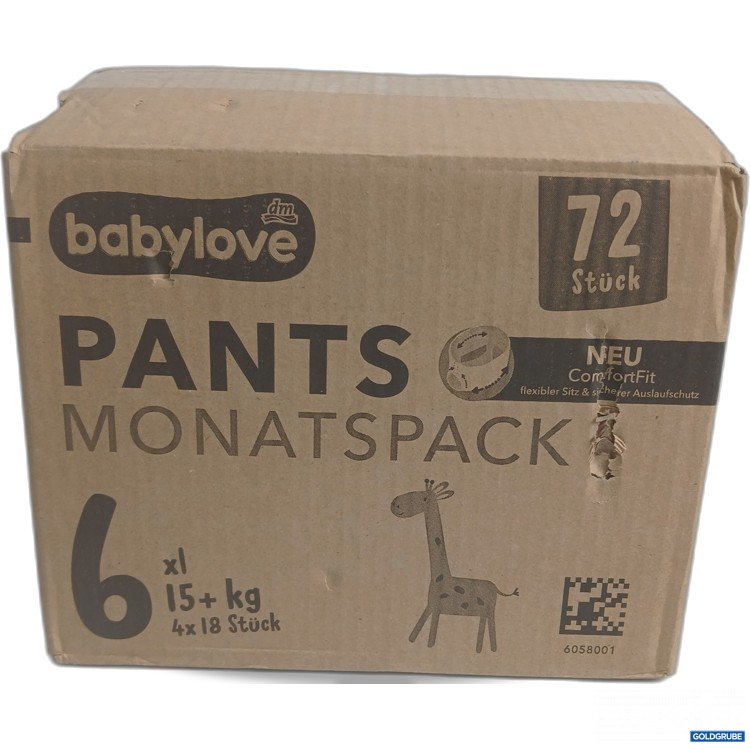 Artikel Nr. 992184: Babylove Pants Monatspackung 6xl 4x18Stk