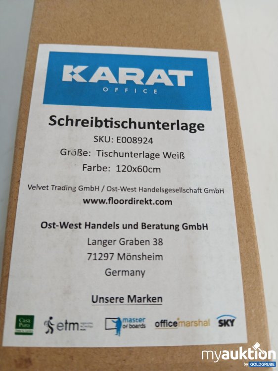Artikel Nr. 996184 Artikel Nr. 996184: KARAT Office Schreibtischunterlage 120x60cm