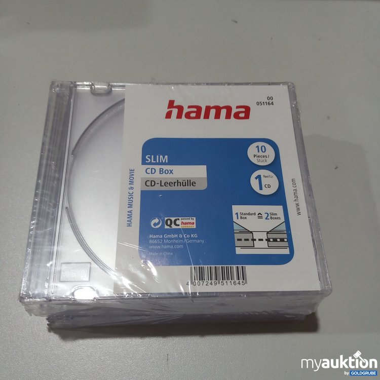 Artikel Nr. 760185 Artikel Nr. 760185: Hema CD Leerhüllen 10 Stück