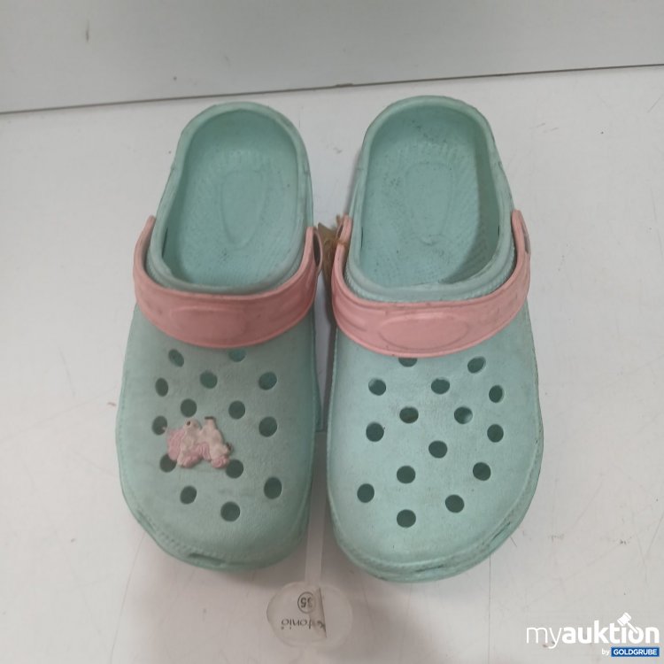 Artikel Nr. 940185 Artikel Nr. 940185: Kinderschuhe Clogs Hellblau und Pink Größe 35 gebraucht