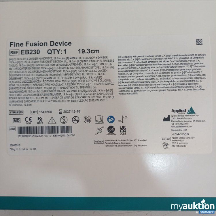 Artikel Nr. 983185: Voyant Fine Fusion Device (Modell EB230) 19,3cm
