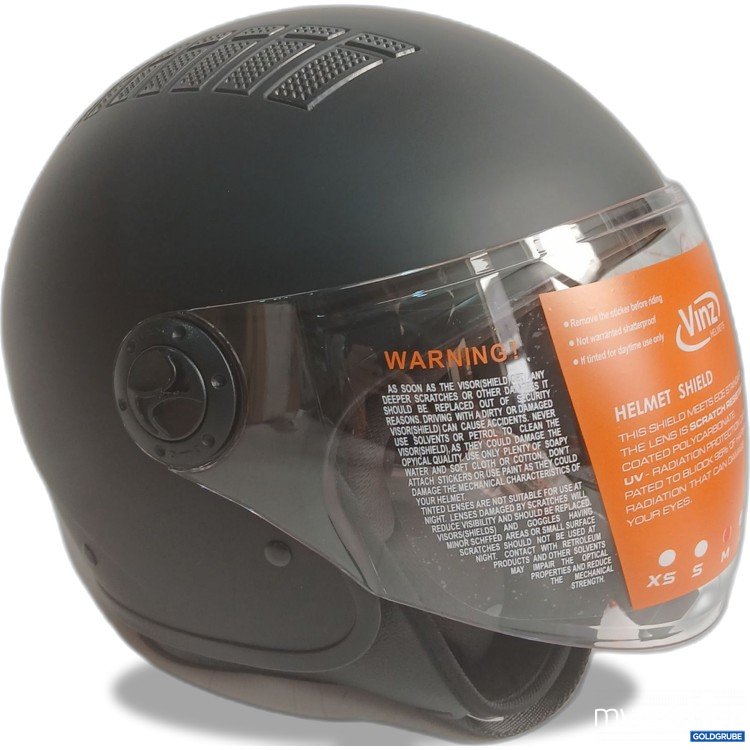 Artikel Nr. 992185: Vinz Helmets Model Como Matt-Schwarz BIS474M