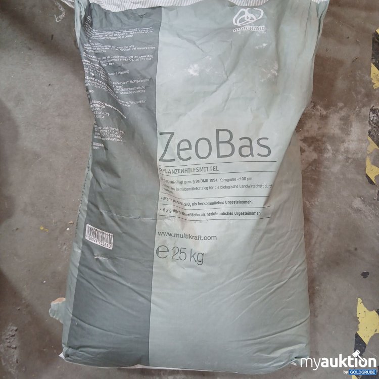 Artikel Nr. 834186 Artikel Nr. 834186: Multikraft ZeoBas Pflanzenhilfsmittel 25kg