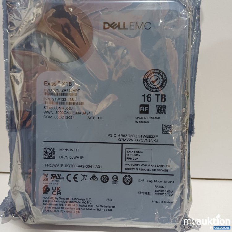 Artikel Nr. 899186: Dell/Seagate Exos X18 16 TB SATA-Festplatte, 16TB