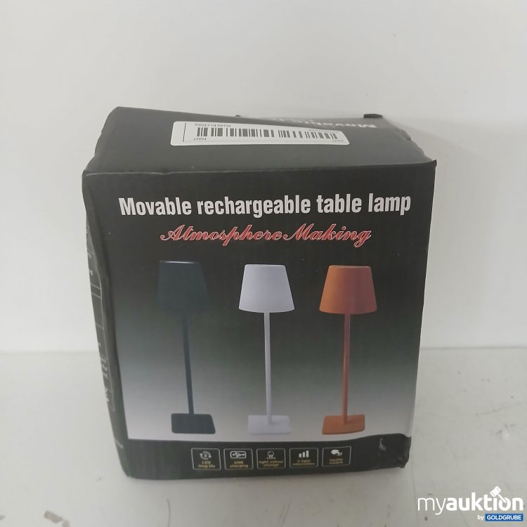 Artikel Nr. 902186: Movable rechargeable table lamp Atmosphere Making Black 