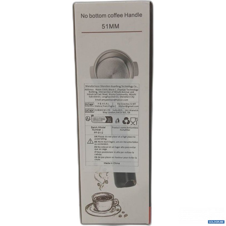 Artikel Nr. 933186: No bottom coffee Handle 51MM
