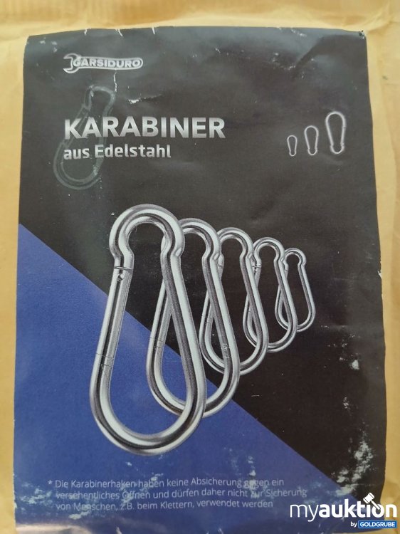 Artikel Nr. 938186 Artikel Nr. 938186: Jarsiduro Karabiner aus Edelstahl 5er Set