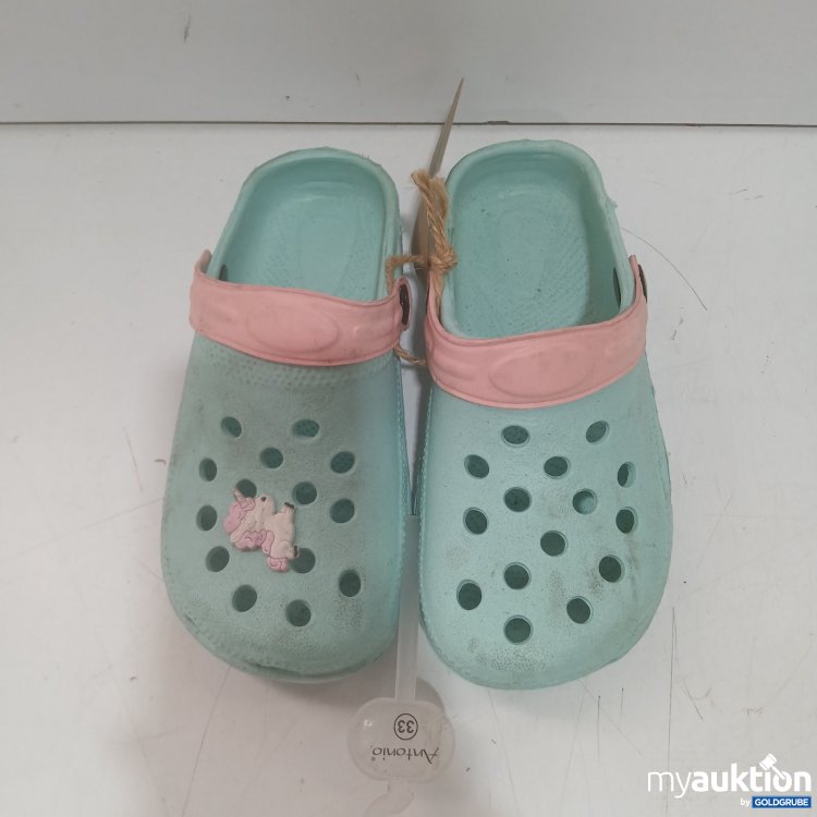 Artikel Nr. 940186 Artikel Nr. 940186: Kinderschuhe Clogs Hellblau und Pink Größe 33 gebraucht