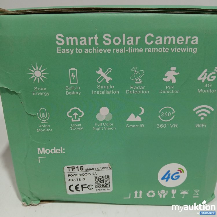 Artikel Nr. 953186: True Color View Solar Two screens Camera outdoor solar DC5V 2A 4G-LTE
