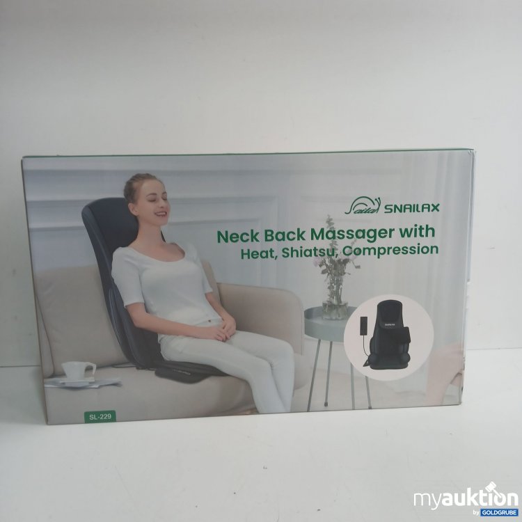 Artikel Nr. 970186: Snailax Neck Back Massager with Heat, Shiatsu, Compression SL-229 