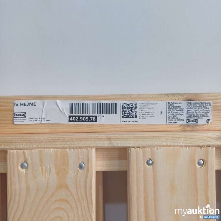 Artikel Nr. 983186: IKEA Hejne 2x Regalboden 402.905.78, Kiefer, ca.80x45cm