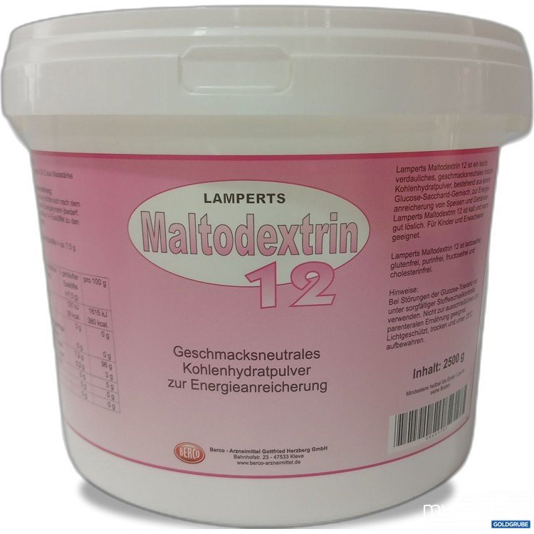 Artikel Nr. 988186: Lamperts Maltodextrin 12 Geschmackloses Kohlenhydratpulver 2500g 