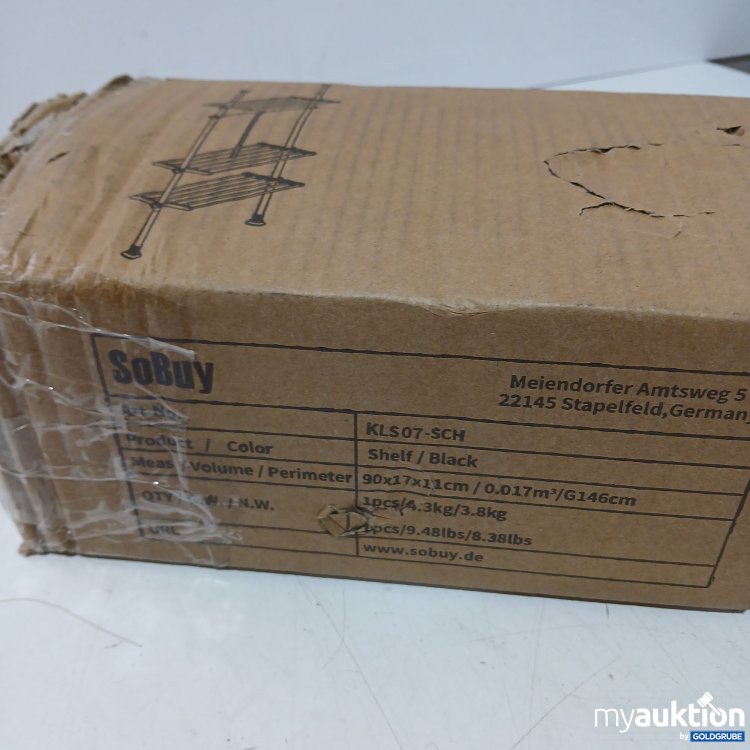 Artikel Nr. 998186: SoBuy  Teleskopregal KLS07-SCH 