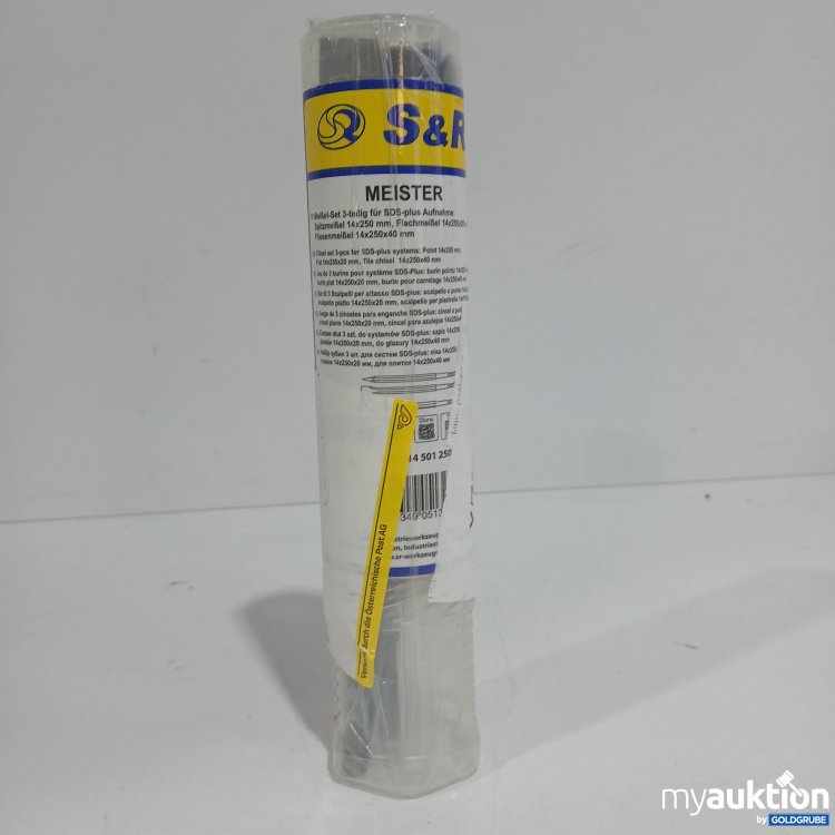 Artikel Nr. 438187: S&R Meister Meißel Set 3teilig für SDS plus 