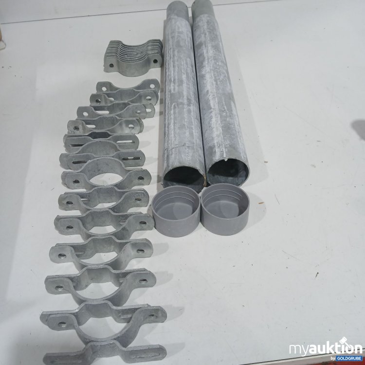 Artikel Nr. 523187: 2Stk Rohre mit Schellen ca. 62x6cm