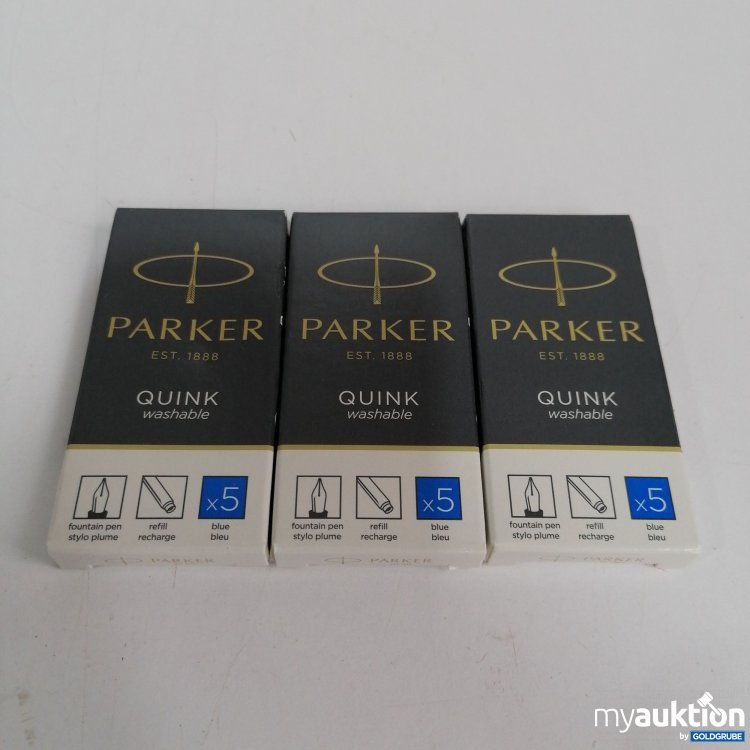 Artikel Nr. 848187 Artikel Nr. 848187: Parker Quink Washable Patronen blau 3x5 Stk
