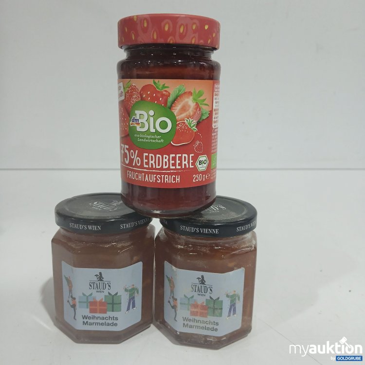 Artikel Nr. 898187: Diverse Marmeladen 3x250g