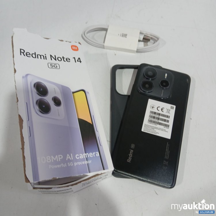Artikel Nr. 905187: Redmi Note 14 5g Midnight Black 8GB RAM 256GB Rom 