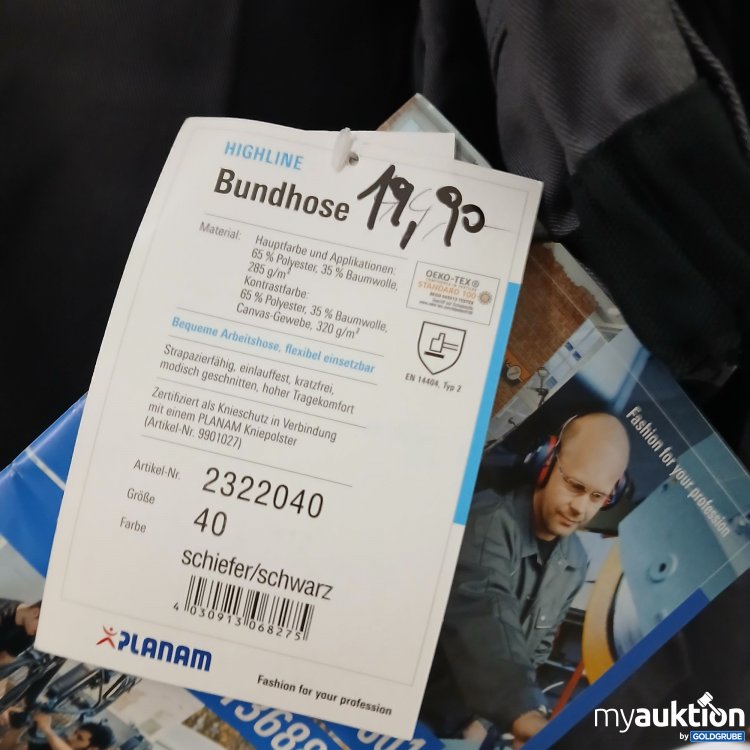 Artikel Nr. 908187: Planam Bundhose