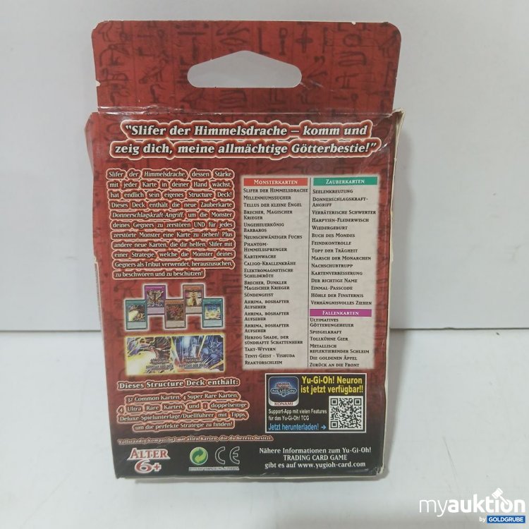 Artikel Nr. 933187: Konami Yu-Gi-Oh! Egyptian God Deck Slifer the Sky Dragon