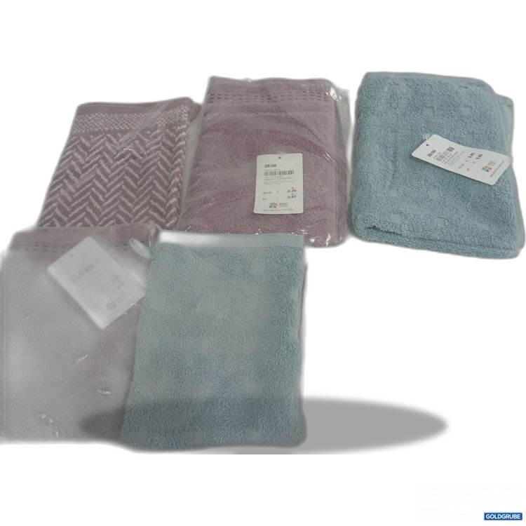 Artikel Nr. 939187 Artikel Nr. 939187: Diverse Waschlappen 3Stk & Handtuch 2Stk 30x50