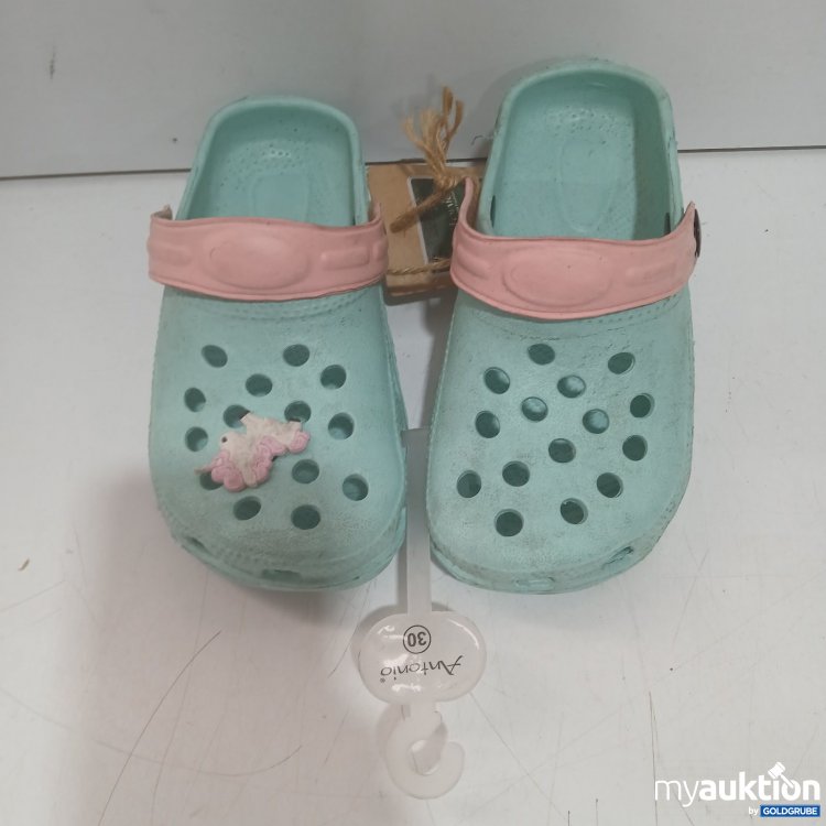 Artikel Nr. 940187 Artikel Nr. 940187: Kinderschuhe Clogs Hellblau und Pink Größe 30 gebraucht