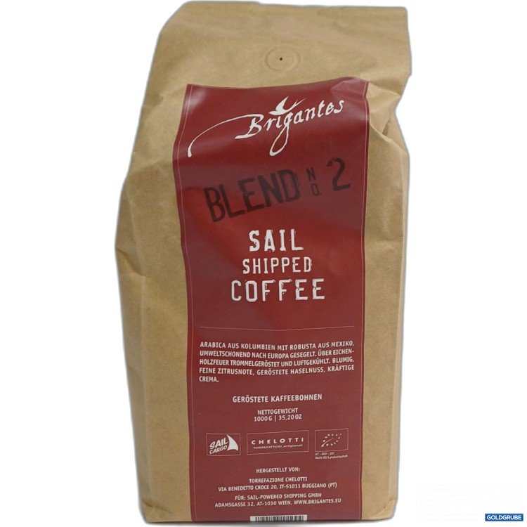 Artikel Nr. 962187: Brigantes Sail Shipped Coffee Beans 1000g