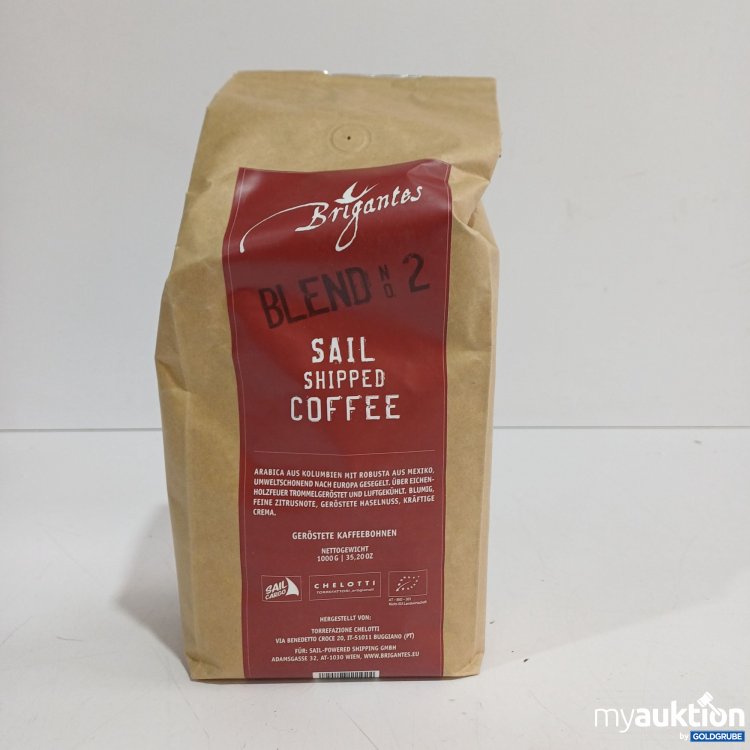 Artikel Nr. 962187: Brigantes Sail Shipped Coffee Beans 1000g