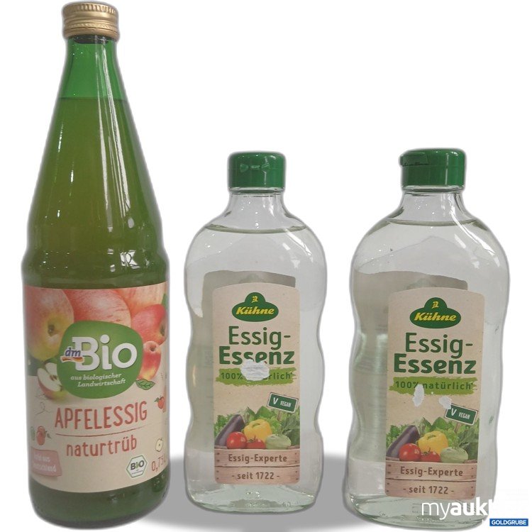 Artikel Nr. 977187: 1x Bio Apfelessig naturtrüb 0,75l, 2x Essigessenz 400g