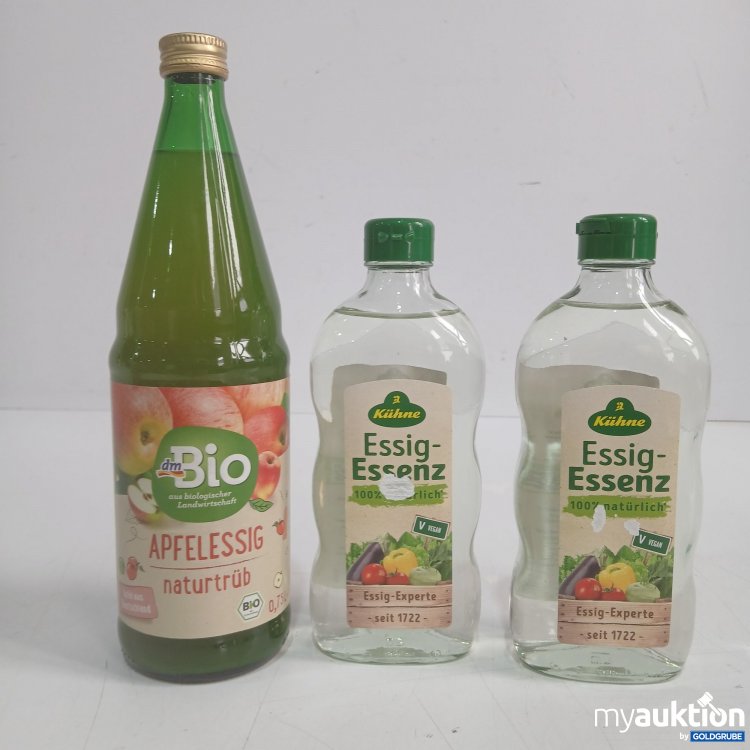 Artikel Nr. 977187: 1x Bio Apfelessig naturtrüb 0,75l, 2x Essigessenz 400g