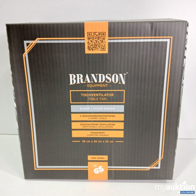 Artikel Nr. 800188 Artikel Nr. 800188: Brandson Tischventillator