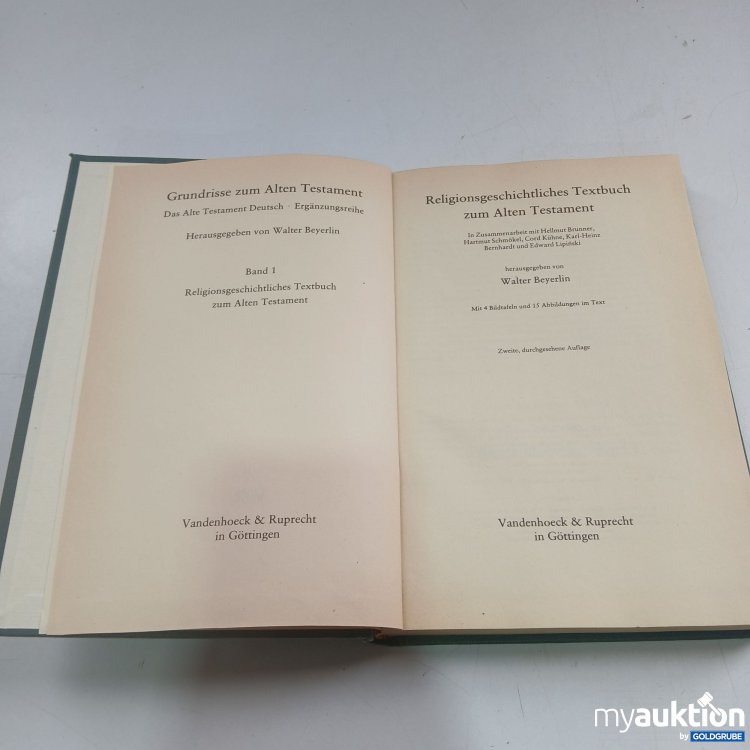 Artikel Nr. 809188 Artikel Nr. 809188: Religionsgeschichtliches Textbuch zum Alten Testament